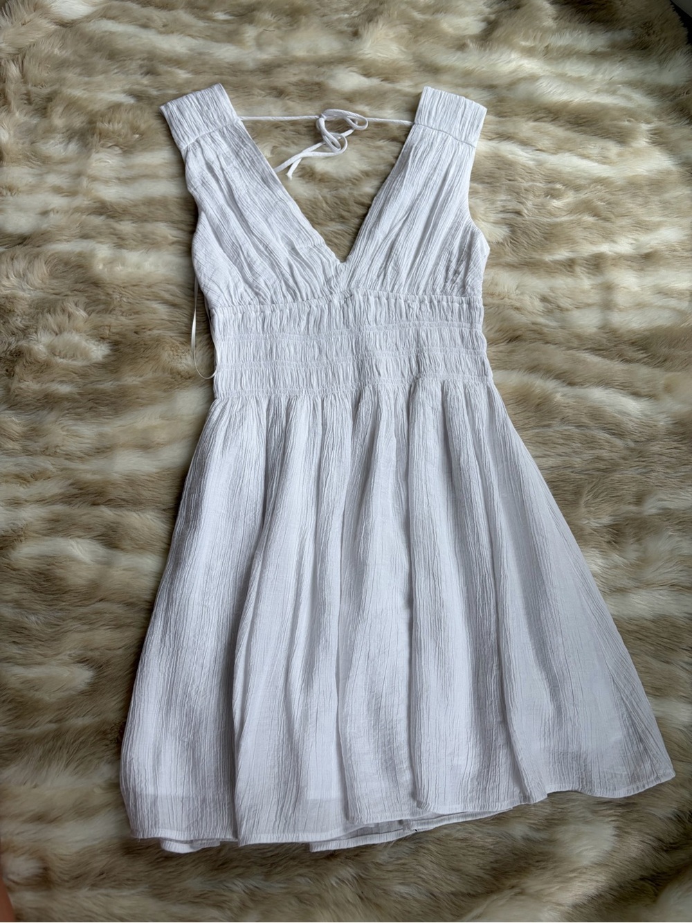 White Abercrombie mini dress